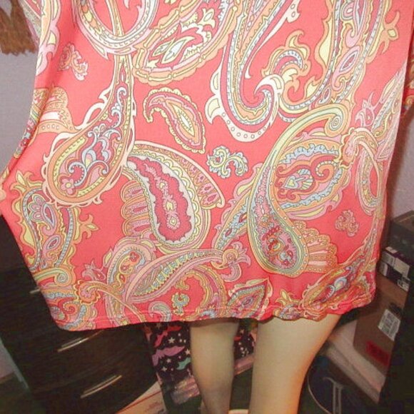 Vtg Winter Silks Tunic Top Size XL Silk Blend Pintuck Long Sleeves Artsy 90s Y2K - Picture 8 of 8